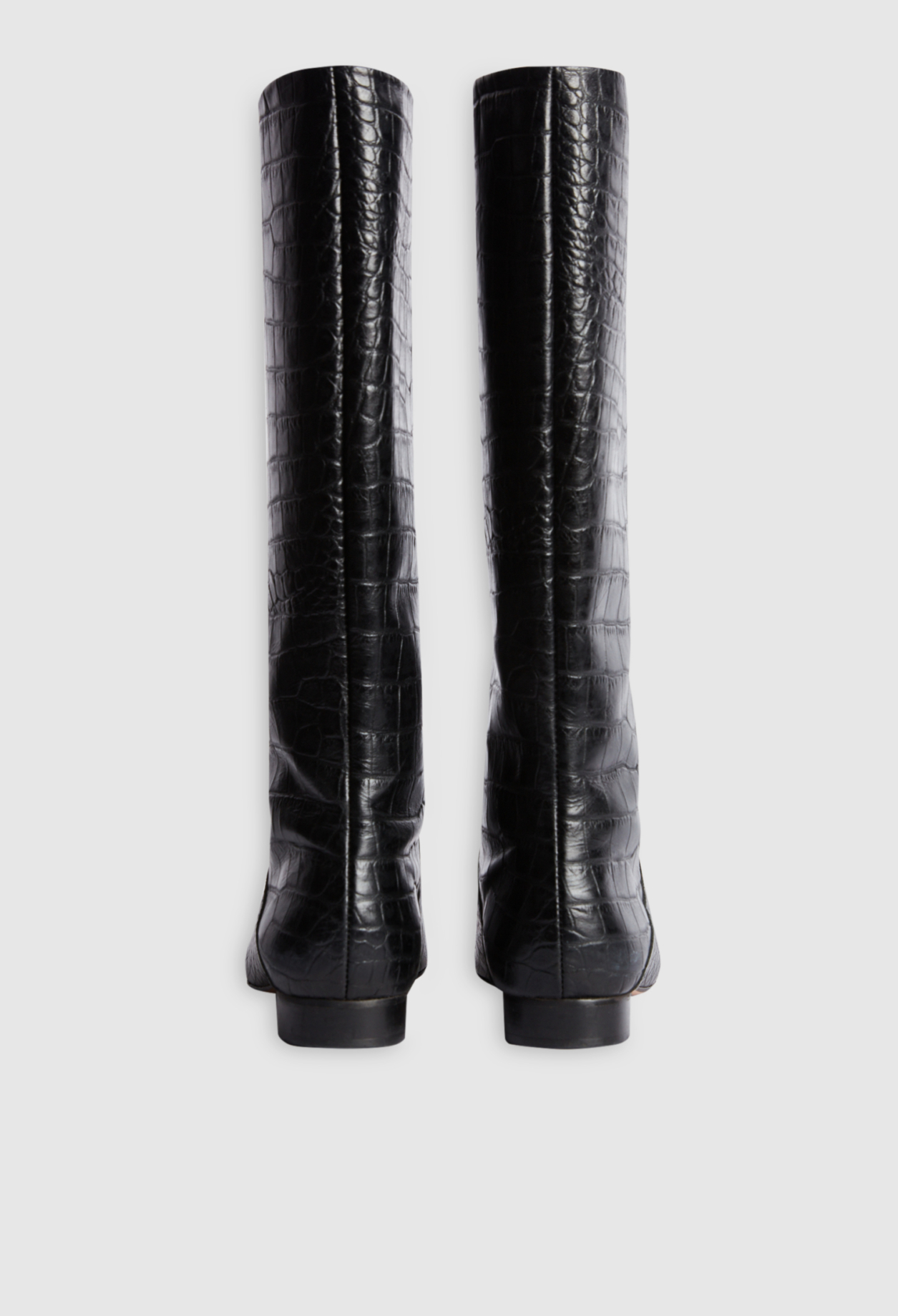Bottes noires cuir