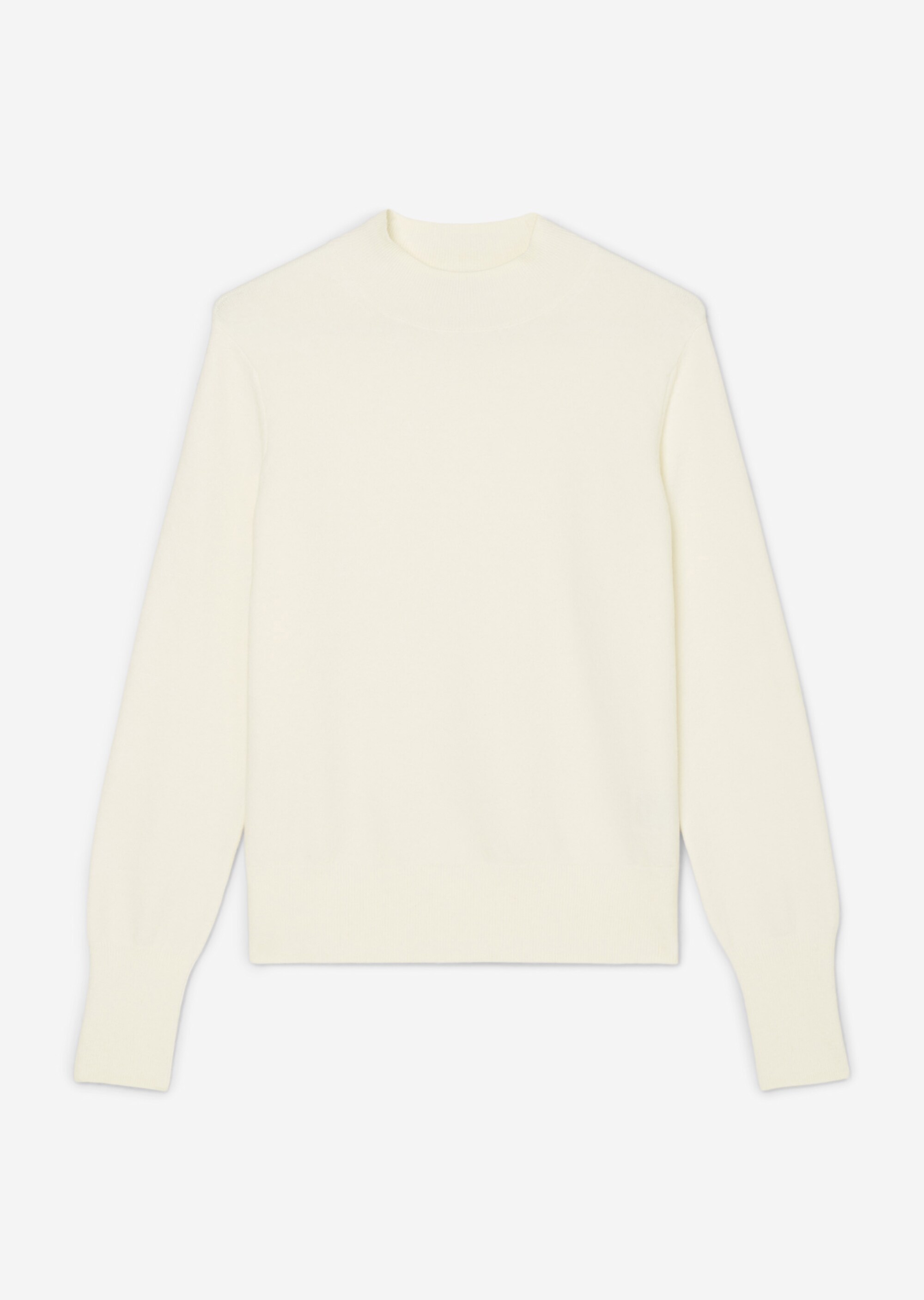 Softer Strickpullover aus Cotton Wool Stretch