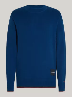 Suéter Plus Hilfiger Monotype Relaxed Tipped