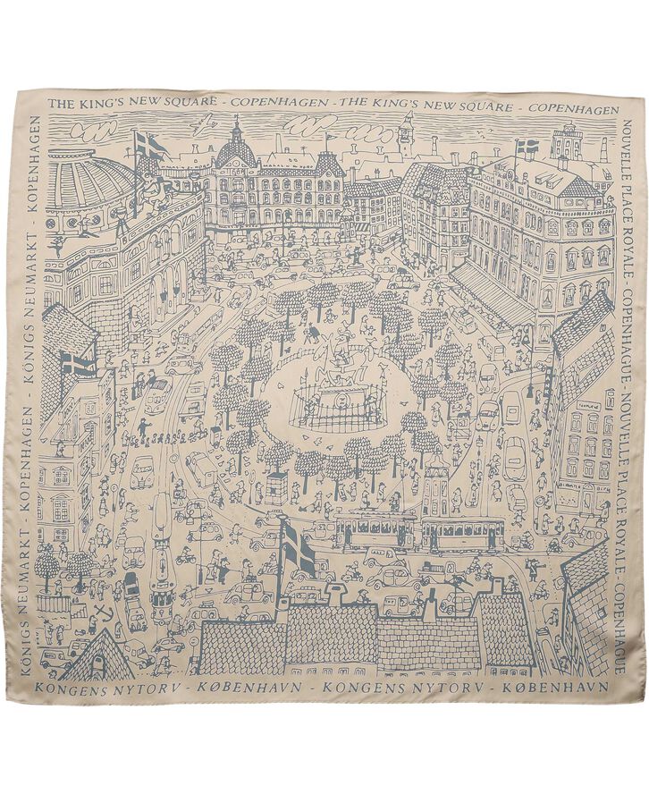 Magasin du Nord Collection Magasin Iconic Scarf 83x83cm Light blue