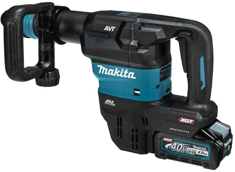 Makita HM001GM205 40V Max Breekhamer set (2x4.0Ah) in koffer met AWS zender
