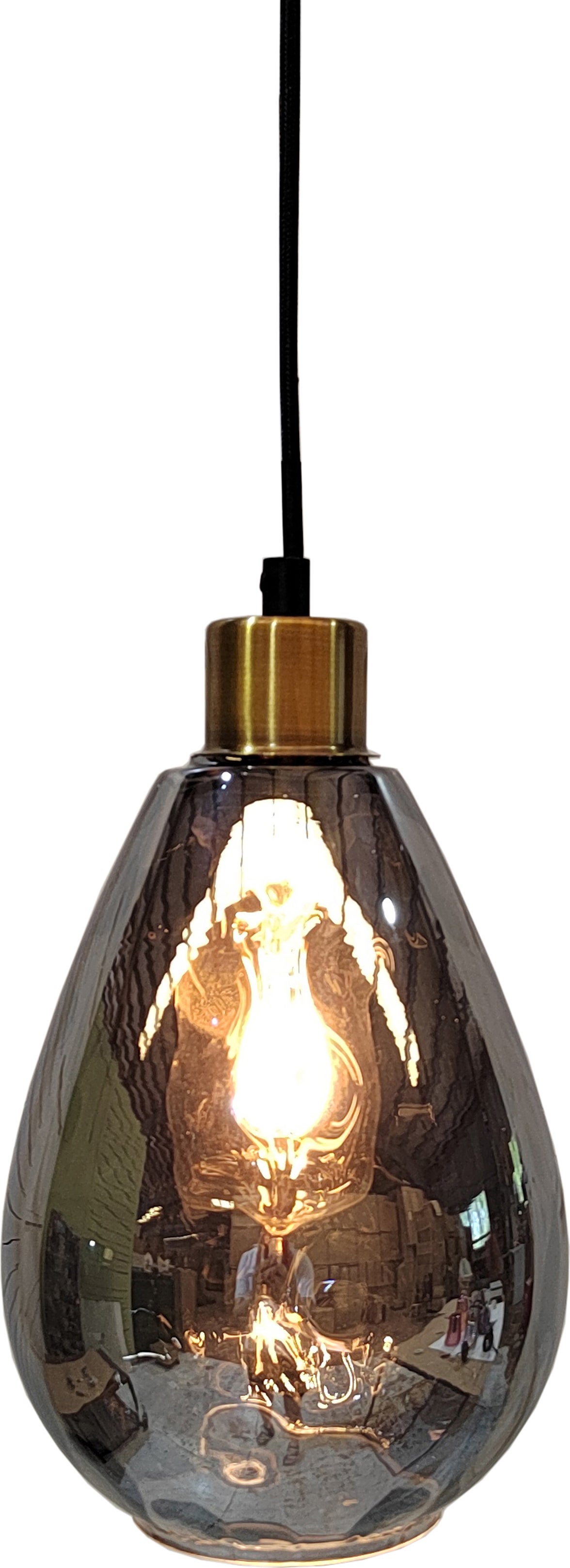 House of Nature hanglamp Brandon grijs D 15 H 26 cm