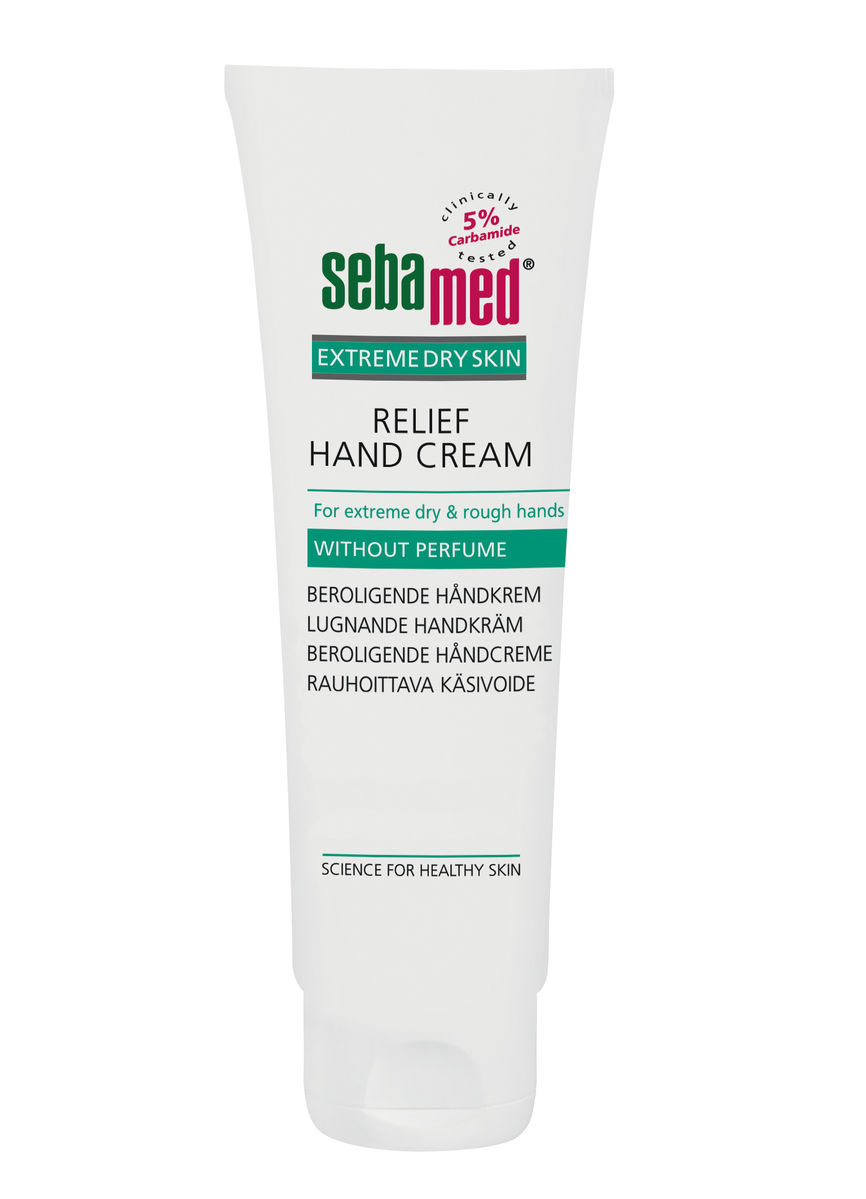 Sebamed Hand Relief Cream 5% carbamide uten parfyme 75 ml