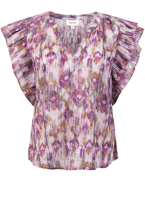 Aaiko paarse dames blouse