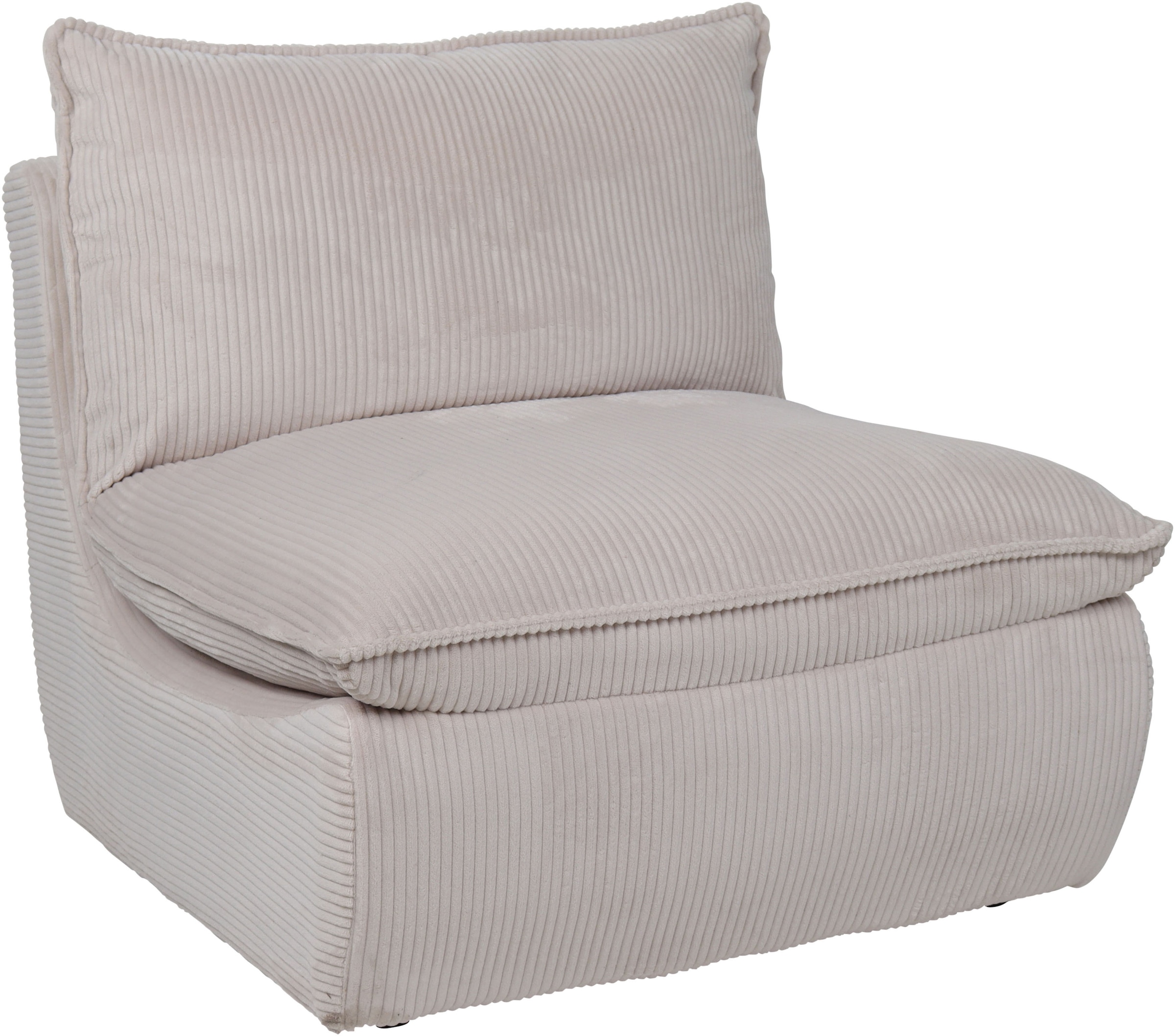 HELA Loungesessel »RHODOS« 1 Stk. tlg. Sessel;gepolstert;aufgesetztes Kissen;Microfaser;Breitcord