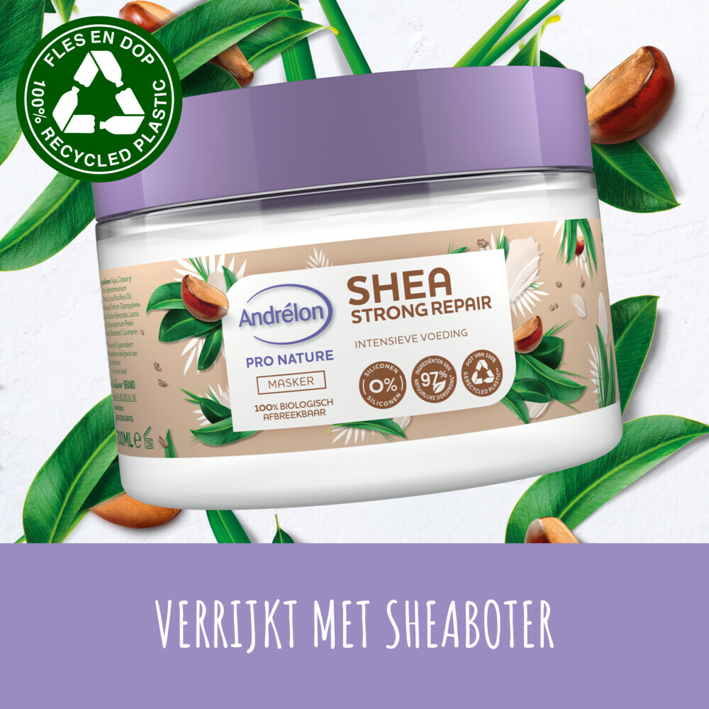 6x Andrelon Haarmasker Shea Strong Repair300 ml
