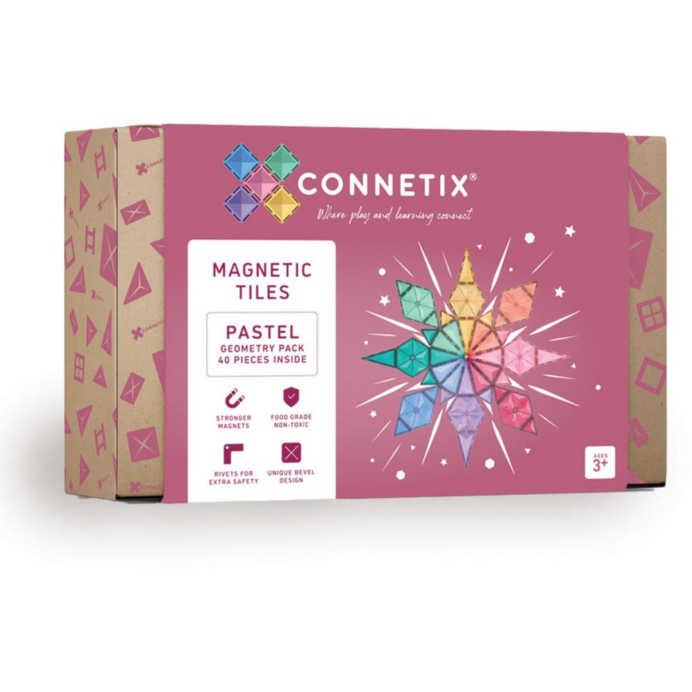 Køb Connetix Pastel Geometry Pak 40 Styks