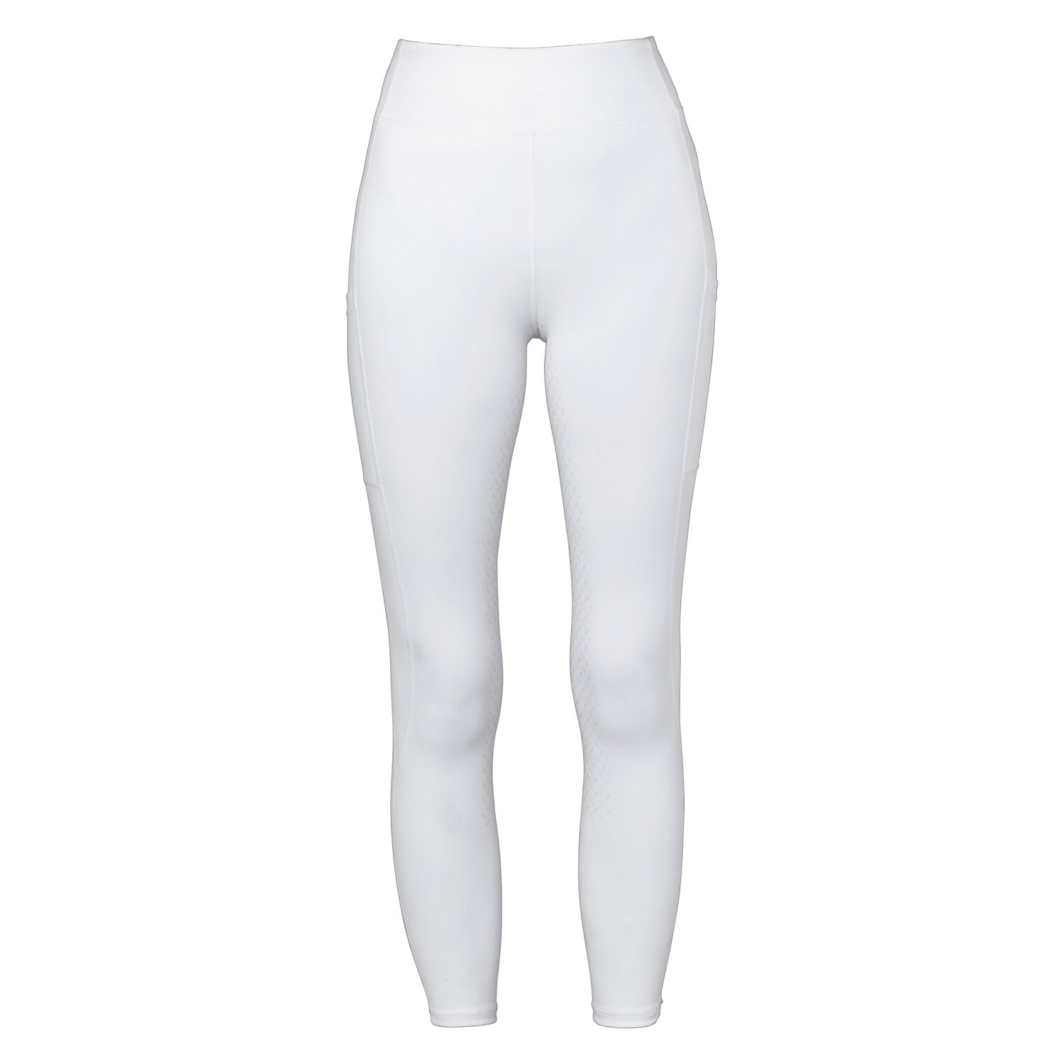 black forest Grip-Vollbesatz-Reitleggings  - white