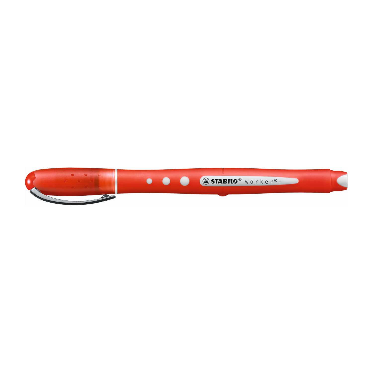 Stabilo Rollerball worker colorful rot