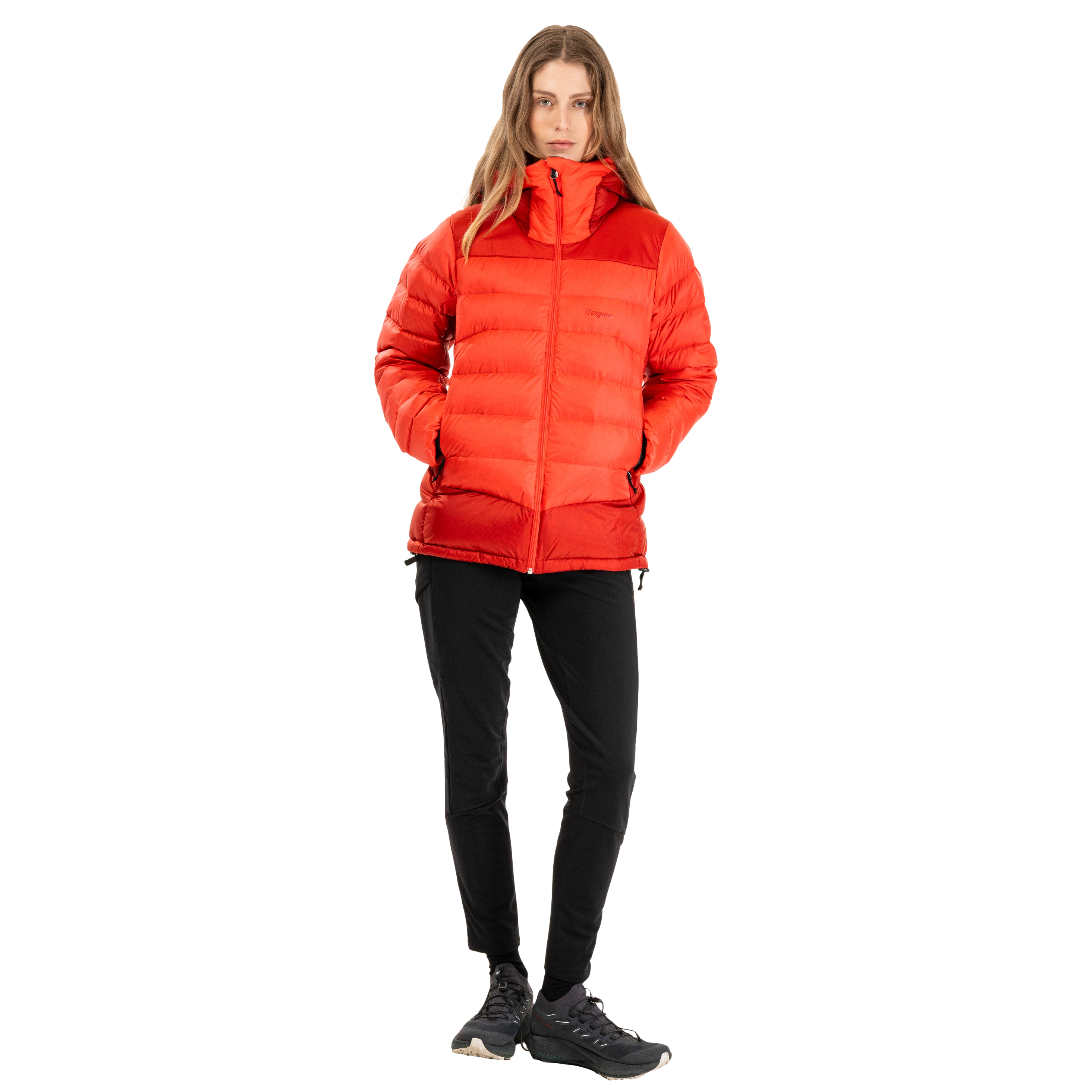 Vaagaa Allround Down Jacket Women Peachy Red / Crimson Red