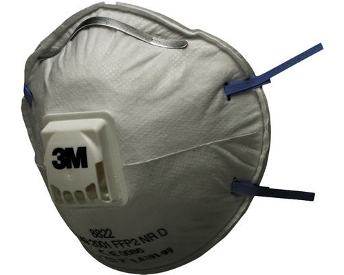 3M™ 8822-PT ademhalingsmasker, 8 stuks, beschermingsniveau FFP2