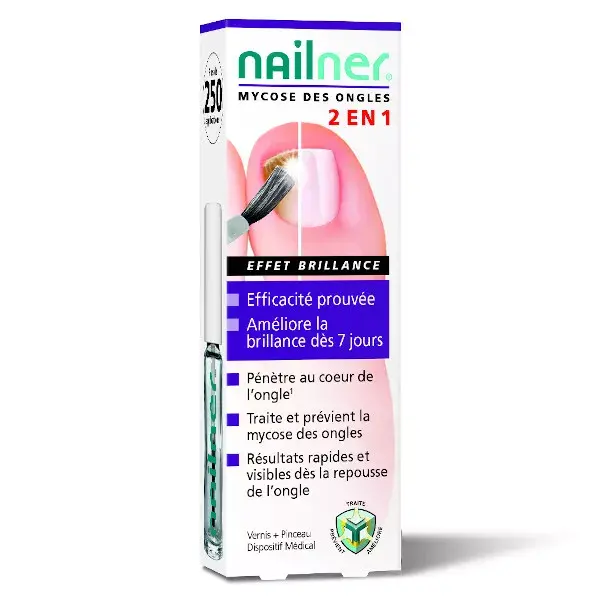 Novodex Nailner Brush para tratamento de fungos nas unhas 5ml