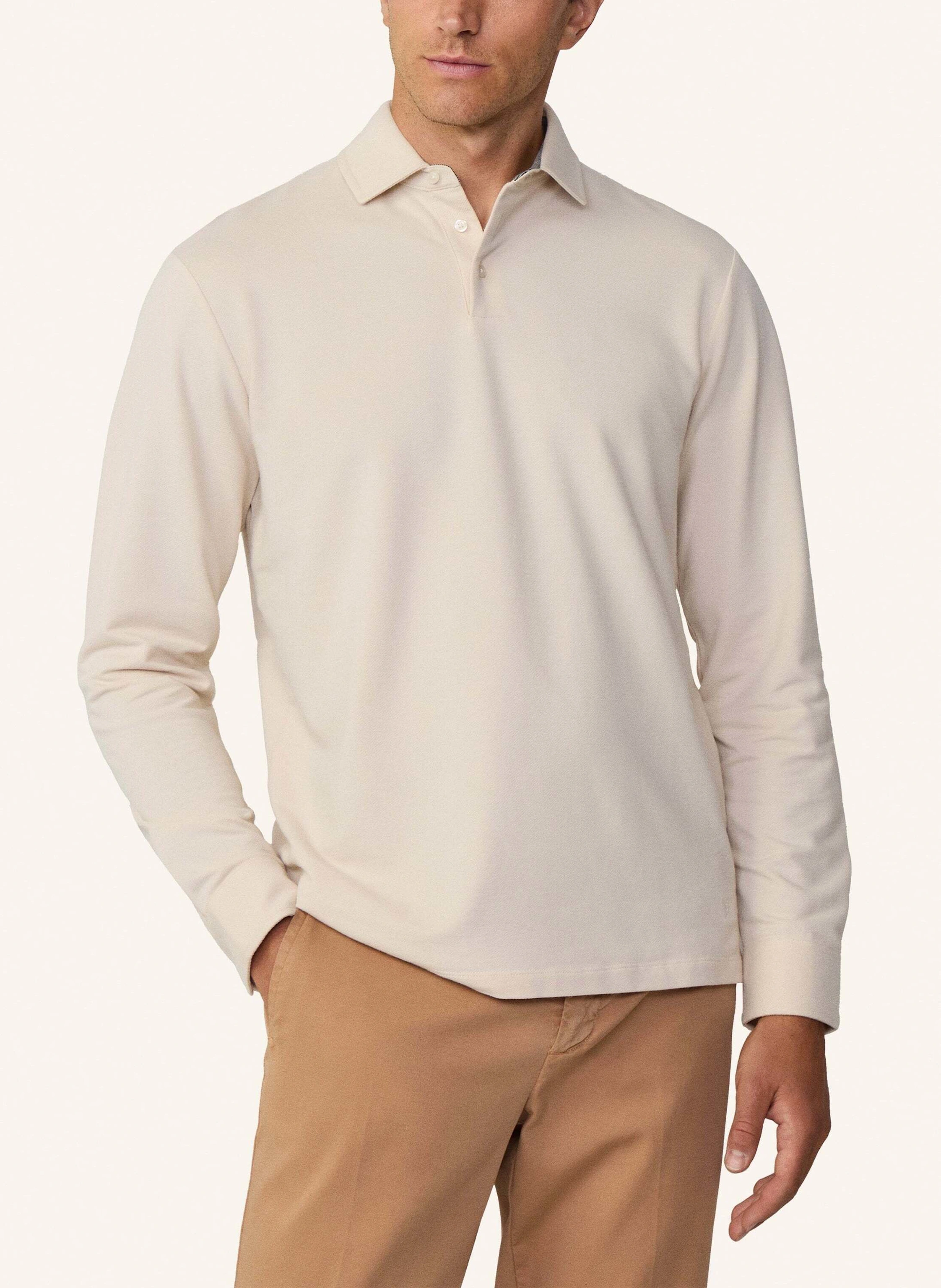 HACKETT LONDON Poloshirt TWILL JACQD LS