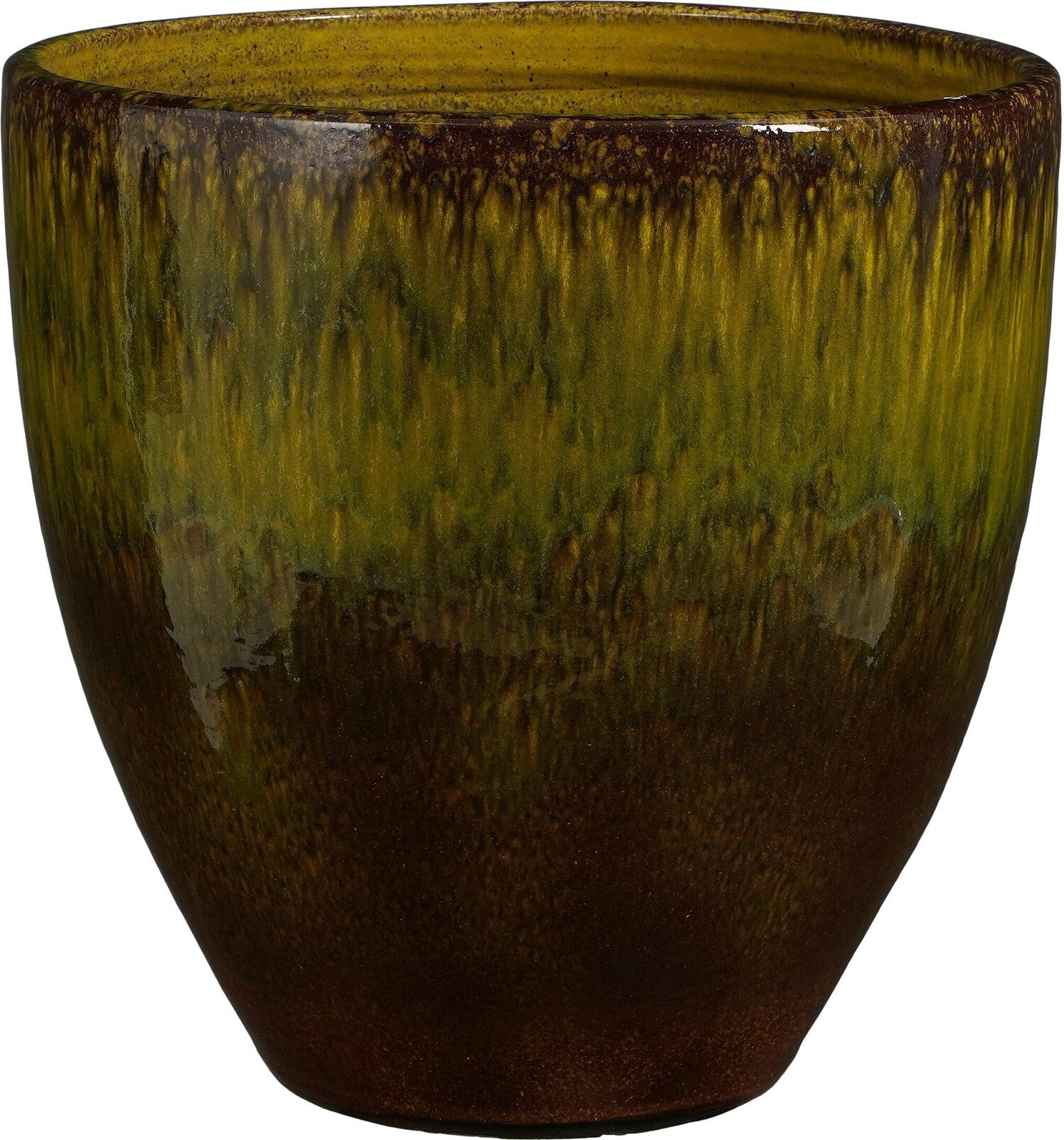 Mica Decorations bloempot Abruzzo groen D 35 H 37 cm