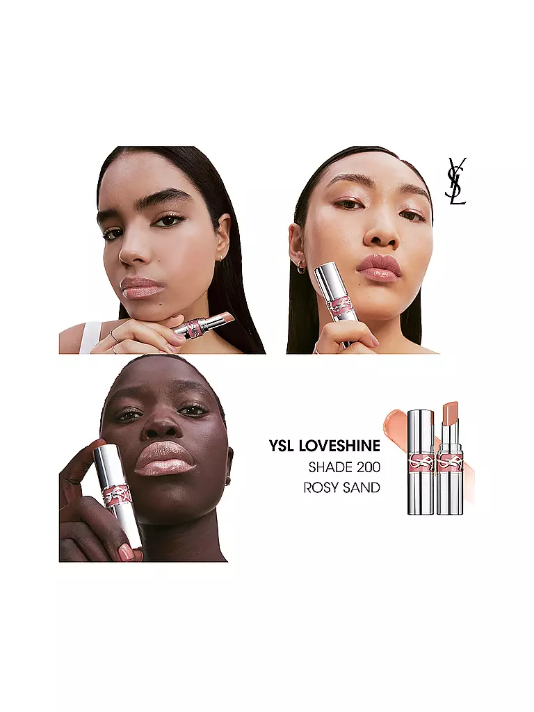 YVES SAINT LAURENT Loveshine Lippenstift (200 Rosy Sand) rosa