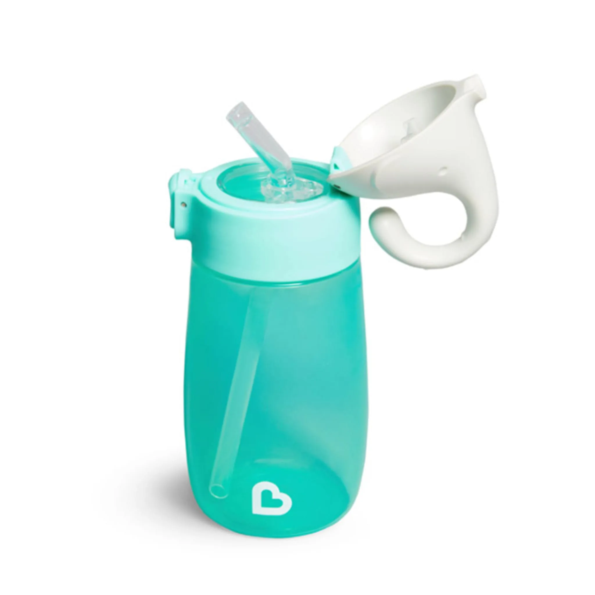 Munchkin Gobelet avec Paille 12oz Flip N Lock - Elephant