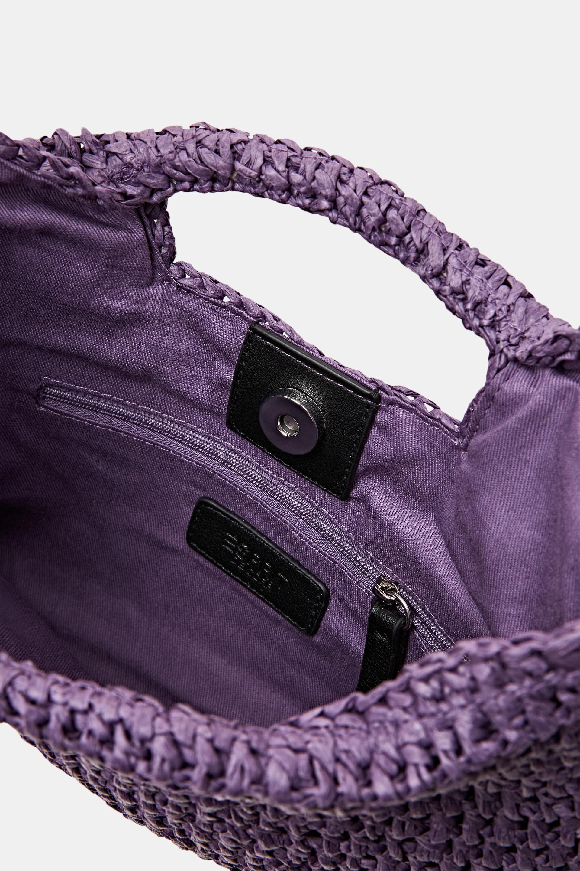 Sac porté épaule en raphia