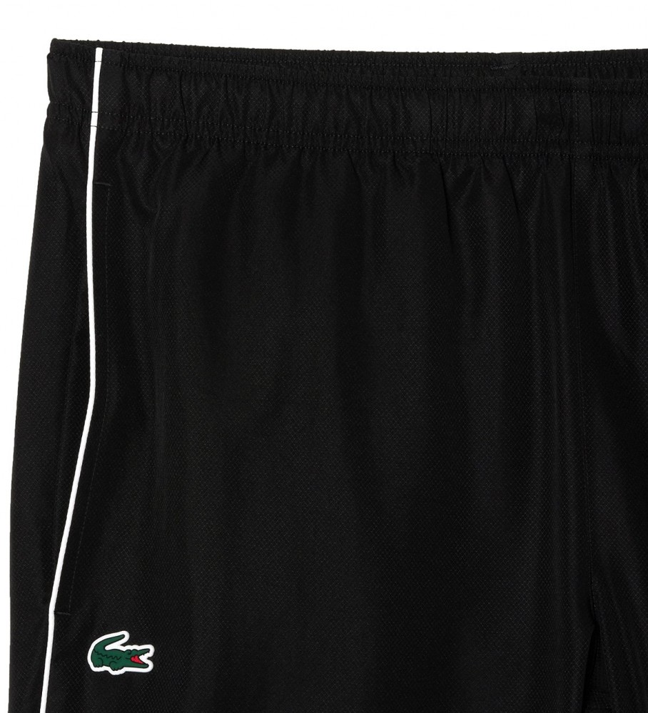 Conjunto de tênis Lacoste preto em tecido reciclado