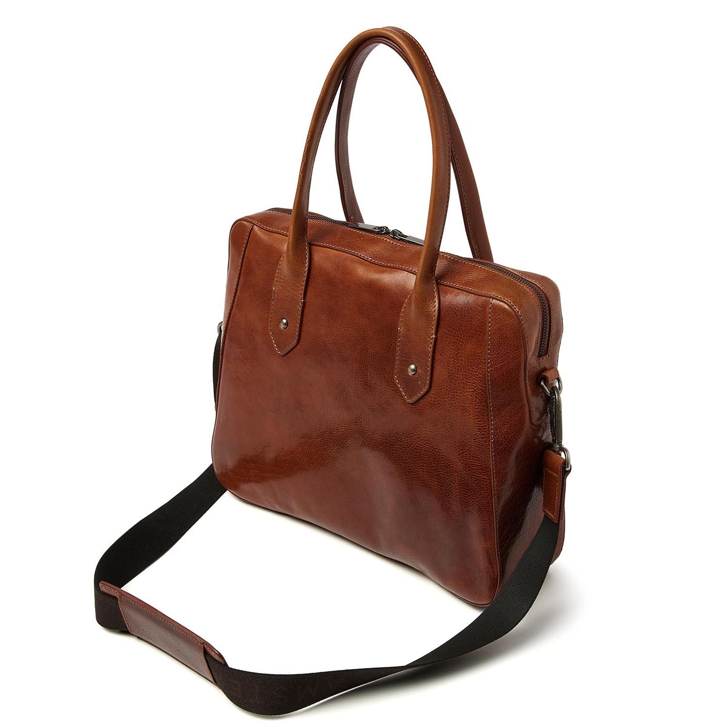 dR Amsterdam Apex Werktas cognac