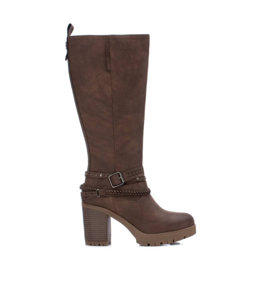 Botas Refresh 171491 marrom - Altura do salto 8cm -