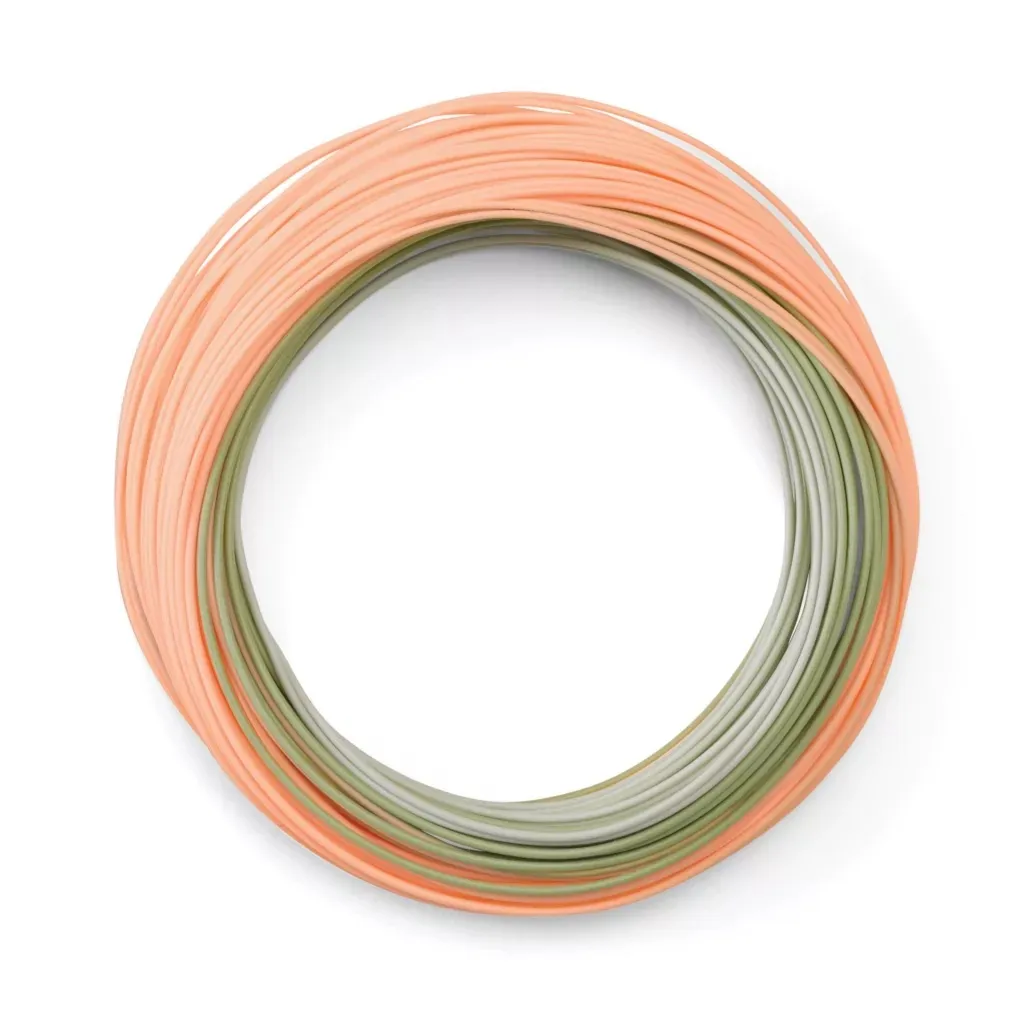 Orvis Pro Trout Smooth WF fluesnøre Willow-Olive-Peach