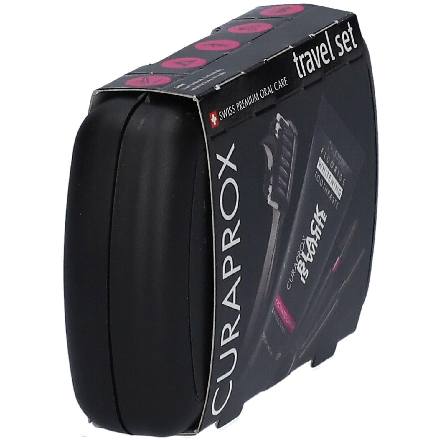 Curaprox travel set Black is White