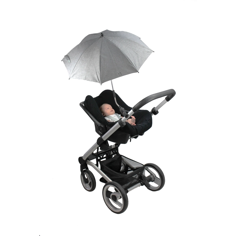 DOOKY Sonnenschirm für Kinderwagen UV 50+ Grey