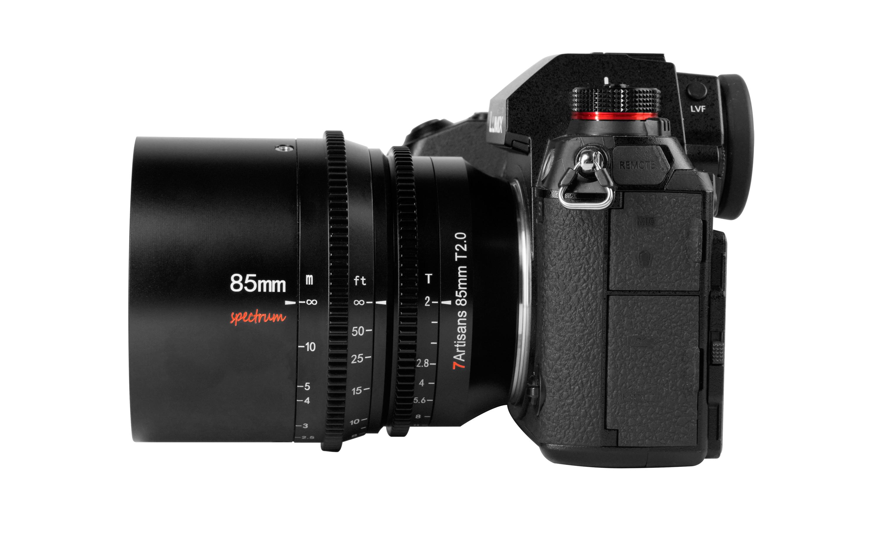 Festbrennweite 85mm T2.0 – L-Mount<br>Vollformat Filmobjektiv für spiegellose Kameras