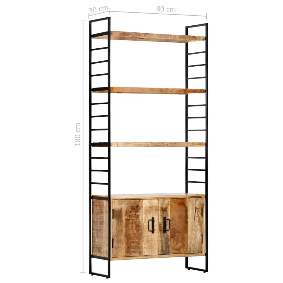 vidaXL - Boekenkast - Bruin - Hout