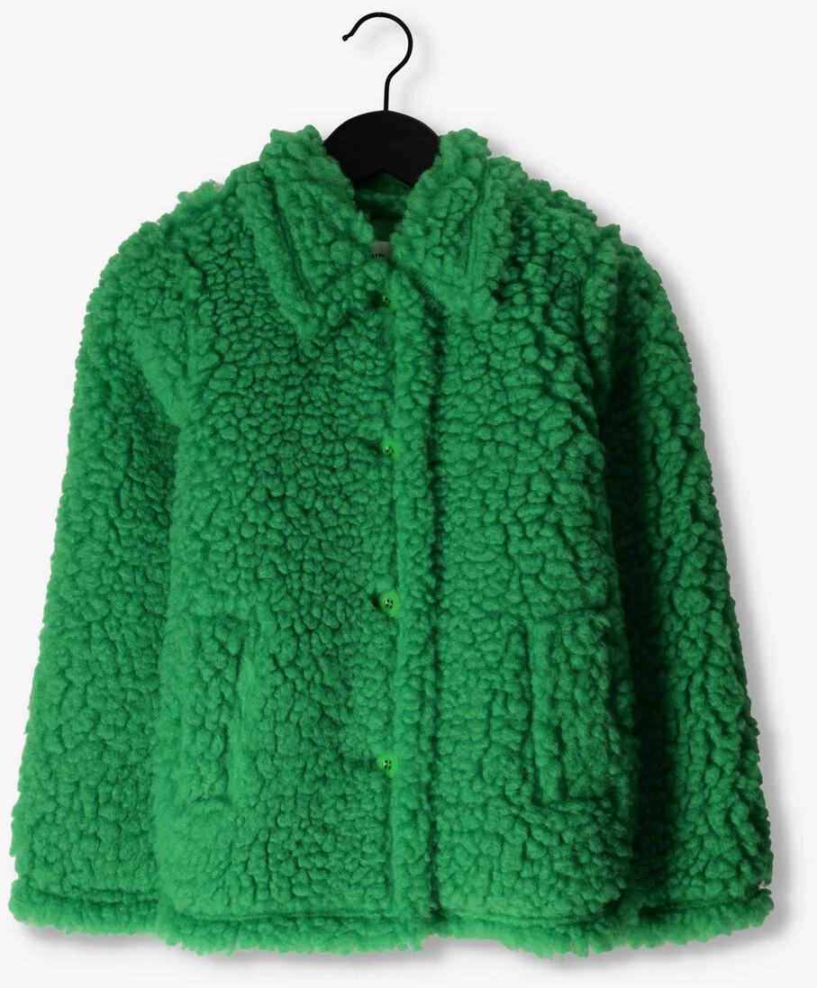 STAND STUDIO groene stand studio teddy jas gwen mini coat