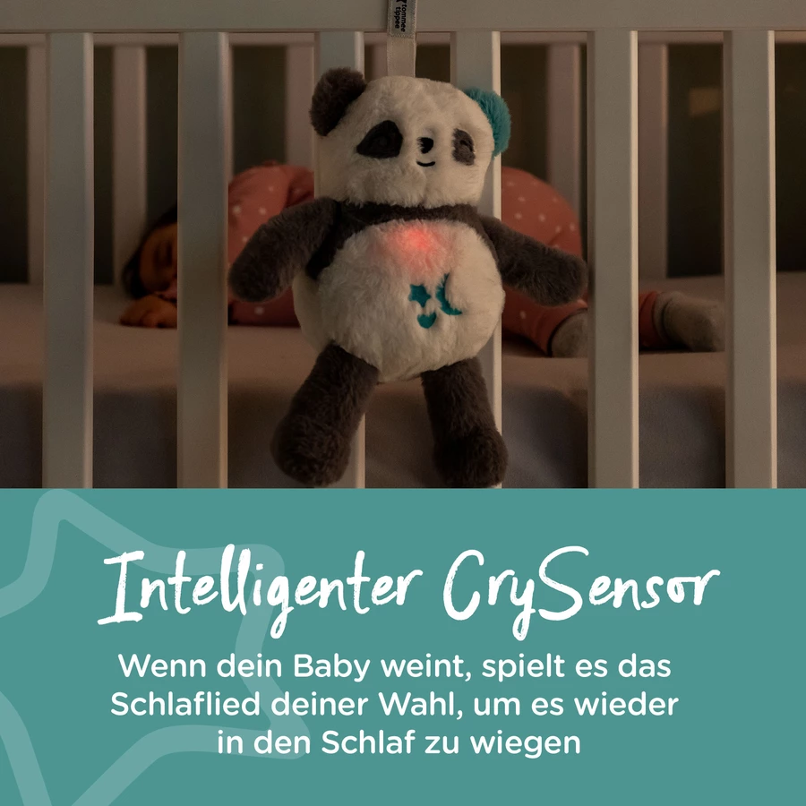 Tommee Tippee Einschlafhilfe Deluxe-Grofriend wiederaufladbar, Pip der Panda