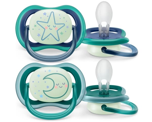 Philips AVENT ultra air SCF376/13 smokk, Klassisk stil, Ortodontisk, Silikon, Gutt/Jente, Tåler oppvaskmaskin