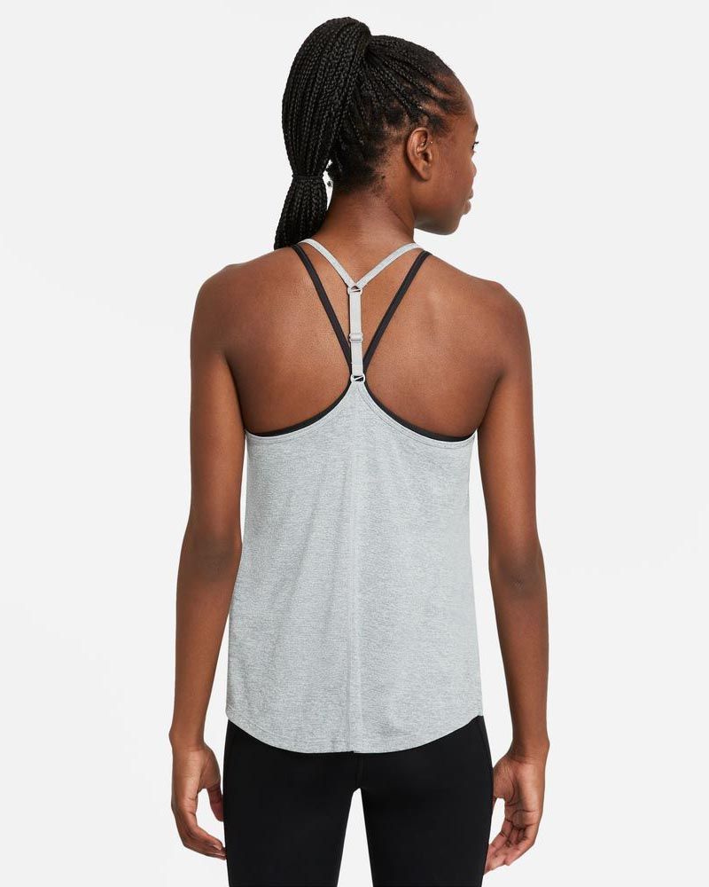 Débardeur de running Nike Dri-FIT Gris pour femme