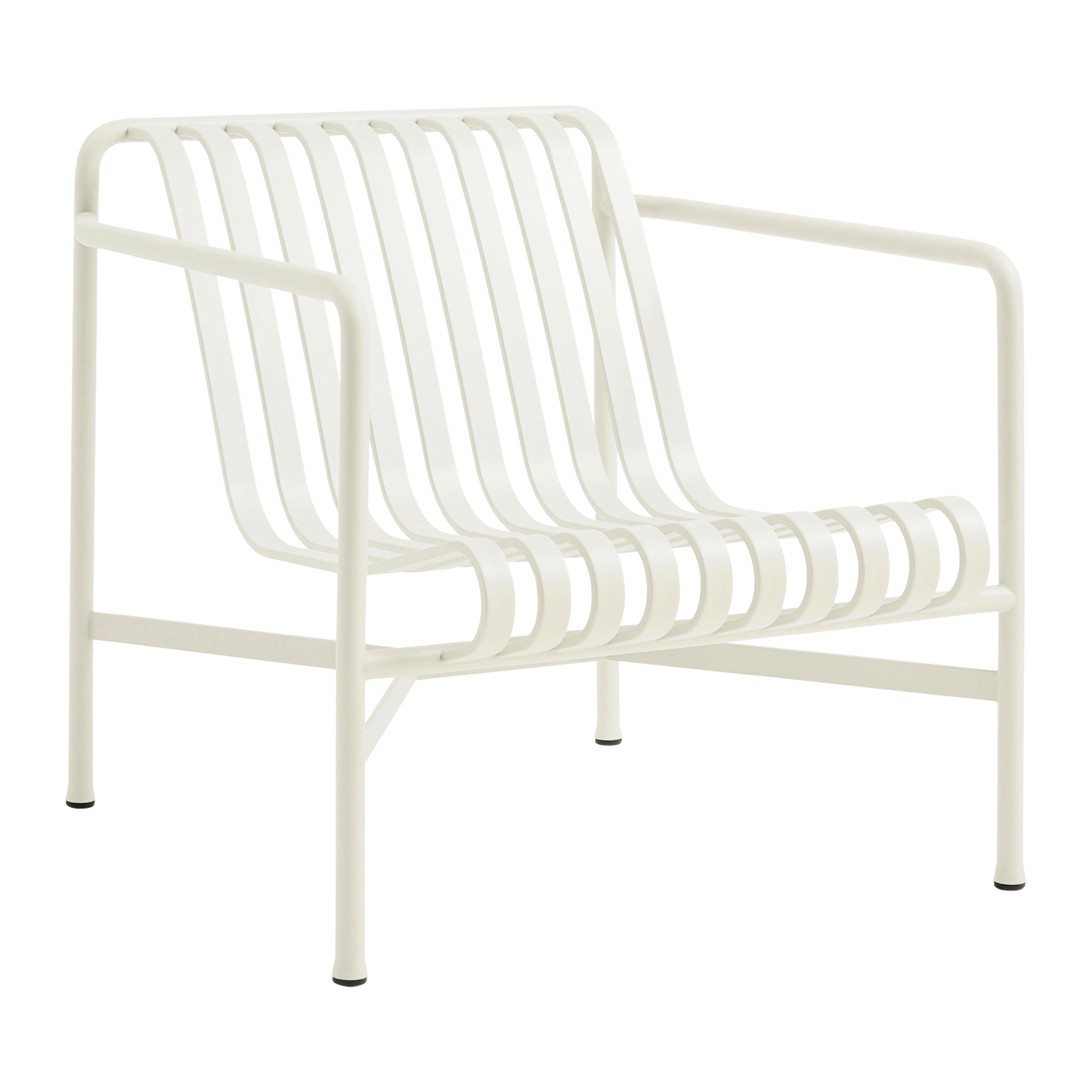 HAY Palissade Lounge Chair Low - CrÃ¨me Wit