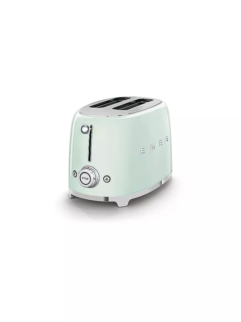 SMEG 2 Schlitz Toaster 50‘s Retro Style Pastellgrün TSF01PGEU hellgrün