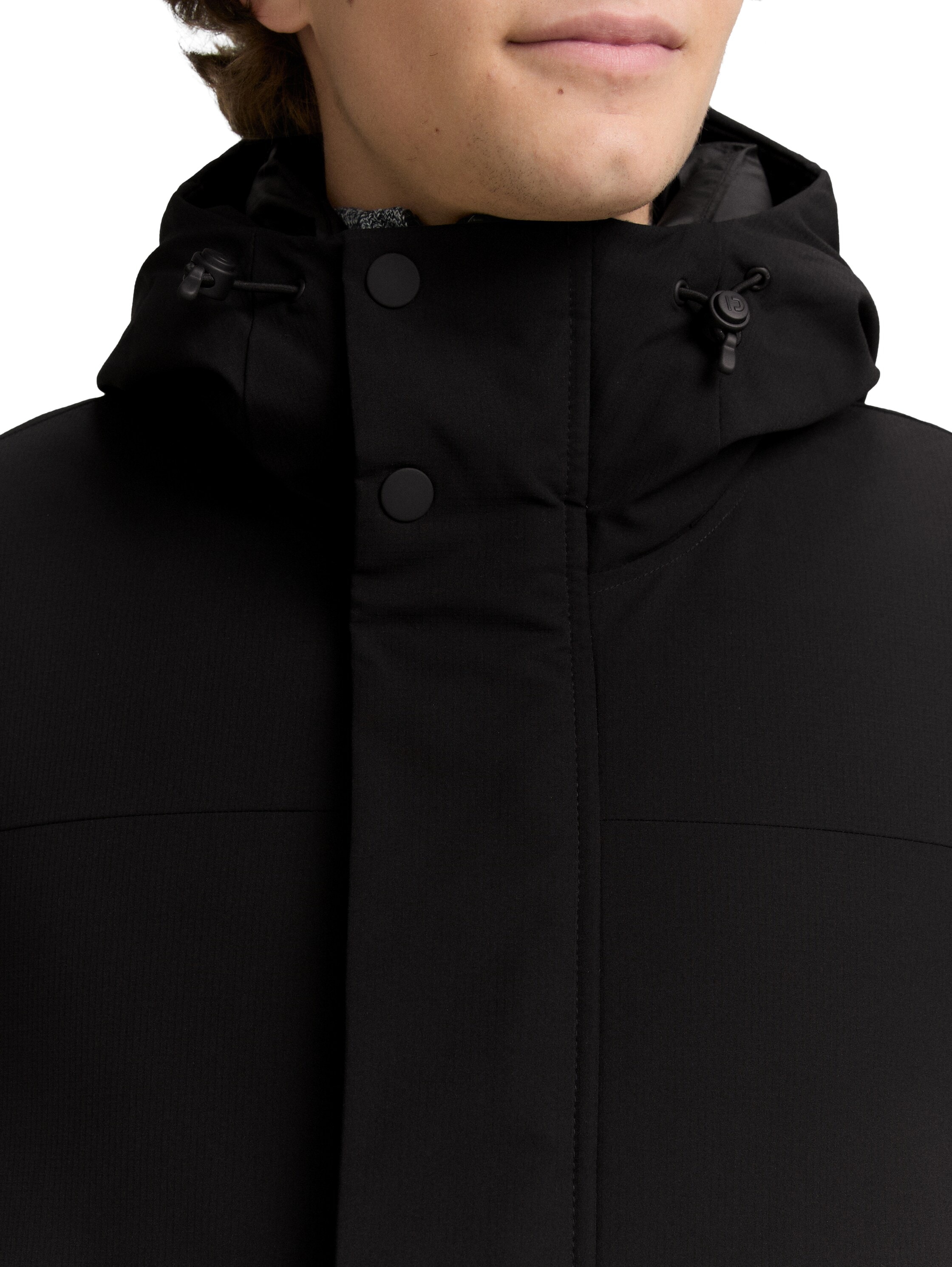 TOM TAILOR Denim Parka mit Kapuze mit wasserabweisender Funktion
