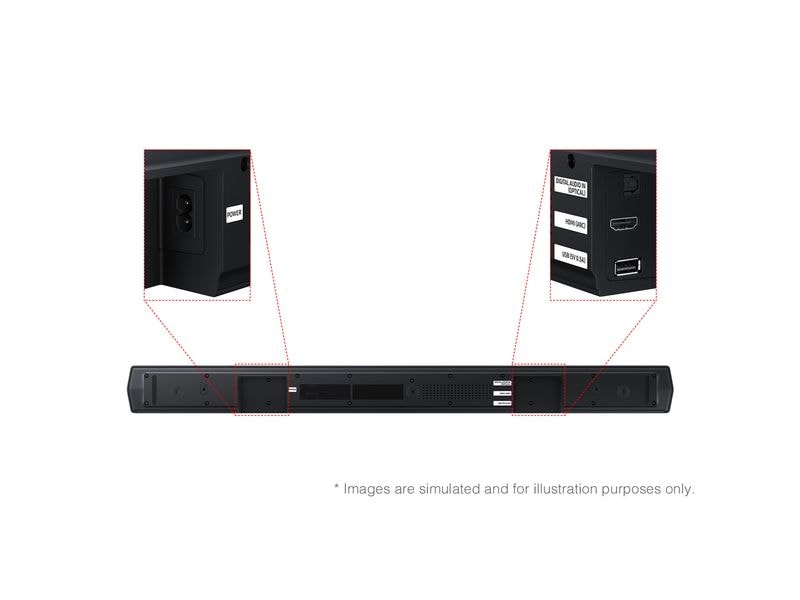 Samsung Soundbar HW-B450F 2.1 Soundbar mit 300 Watt Subwoofer