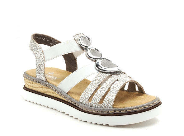 Rieker nu pieds plats femme 679l4 beige