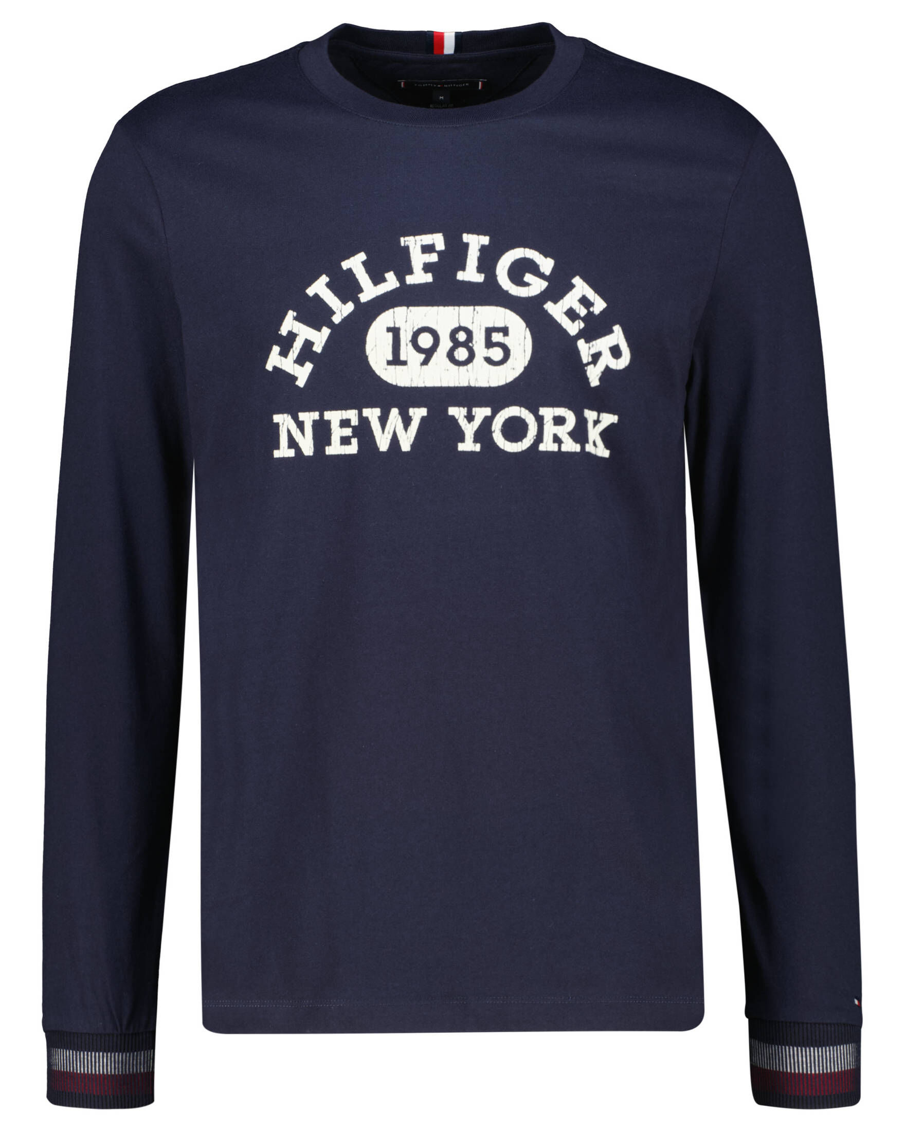 Tommy Hilfiger| Herren Langarmshirt MONOTYPE COLLEGIATE LS TEE