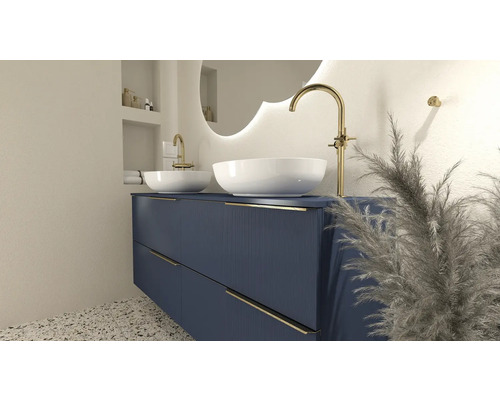 Jungborn wastafelmeubel NONUS BxHxD 1000 x 635 x 453 mm Frontkleur marineblauw mat