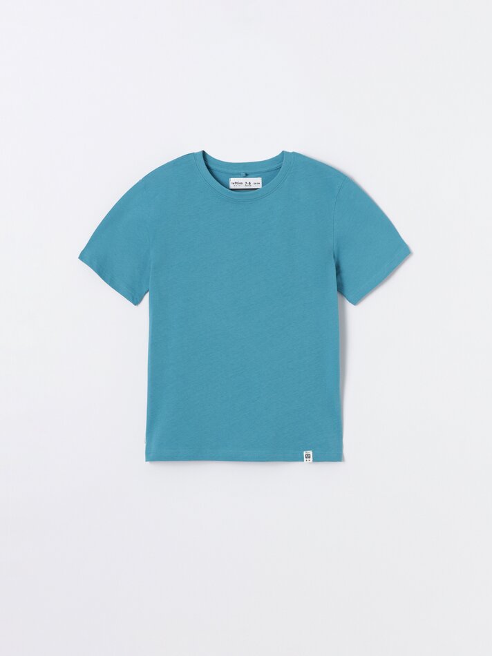 Pacote com 4 camisetas lisas de manga curta - Terracota