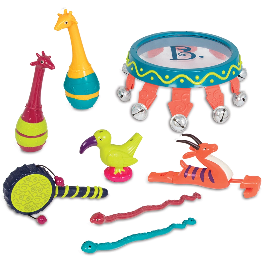 B.TOYS B. Jungle Drum - Trommel mit Instrumenten 1