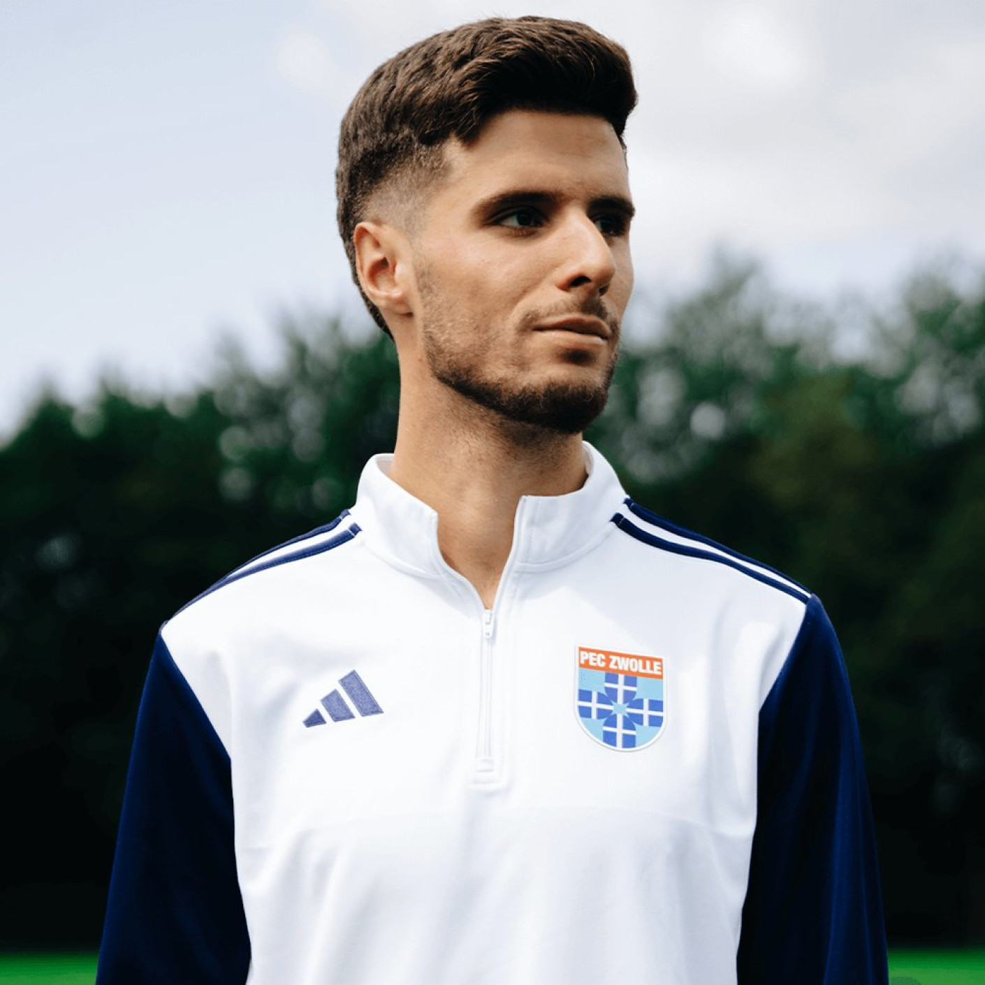 Adidas PEC Zwolle Warming-up Trainingstrui 2024-2025