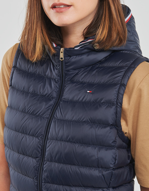 Tommy Hilfiger - CHEVRON SORONA TEDDY LINED MAXI - Bleu