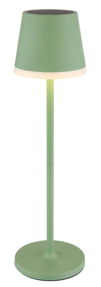SOLCELLELAMPE GLOBO LIGHTNING METALL LYSGRØNN