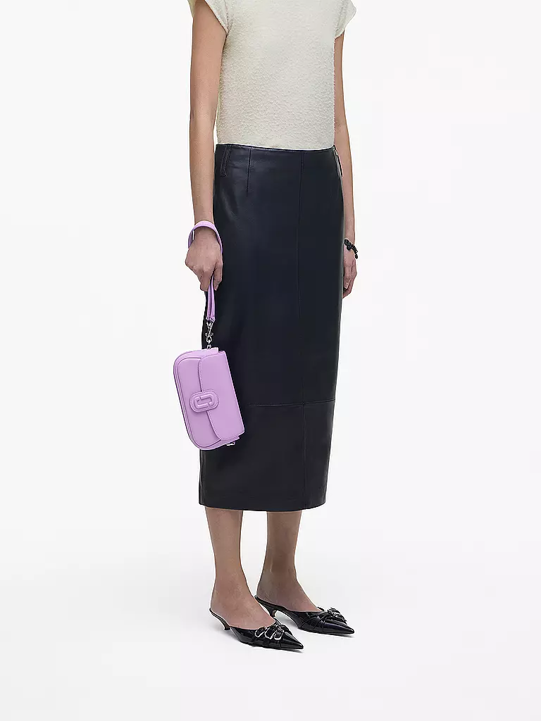 MARC JACOBS Ledertasche - Mini Bag THE CLOVER SHOULDERBAG lila