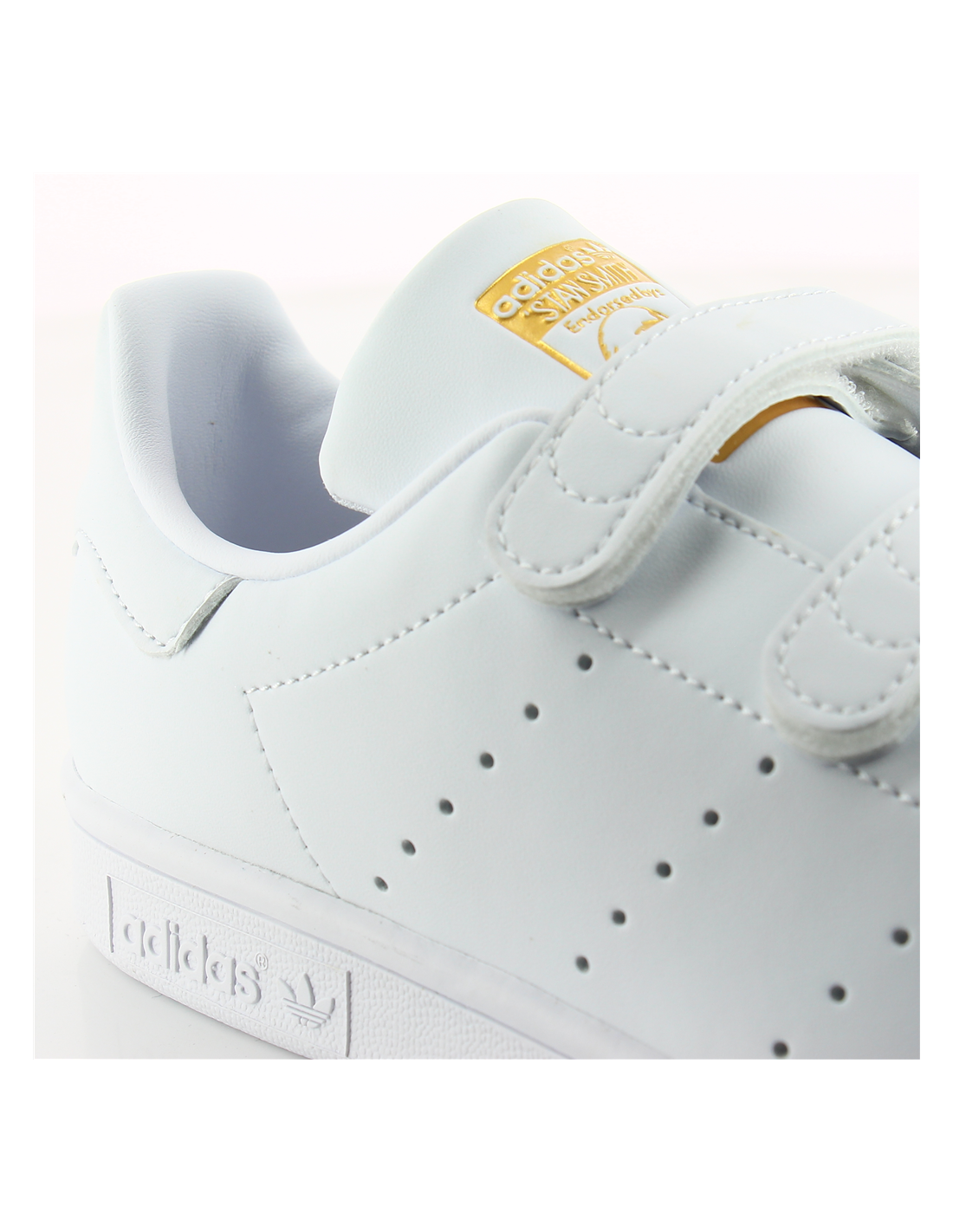 adidas sneakers mixte stan smith cf vegan blanc