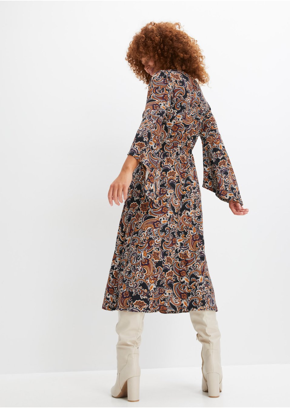 Robe imprimée en viscose