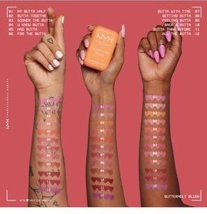 NYX Professional Makeup Buttermelt Blush - Alle huidtypes - Verrijkt met mango-, amandel- en sheaboter - U Know Butta - 5 gr