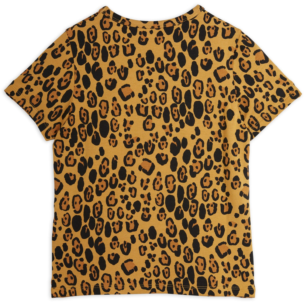 Køb Mini Rodini Beige Basic Leopard T-Shirt